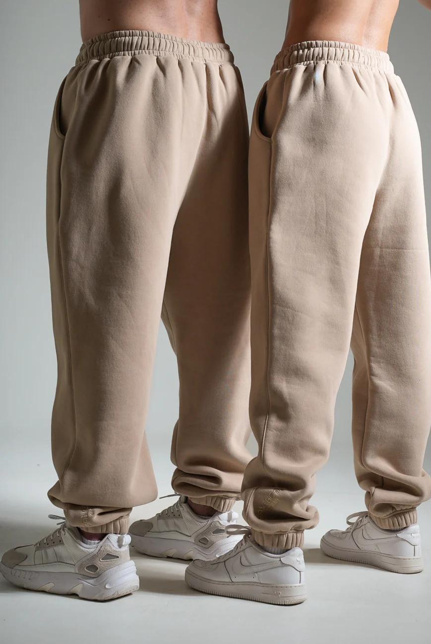 HEAVY collegehousut heavy beige - Image 3