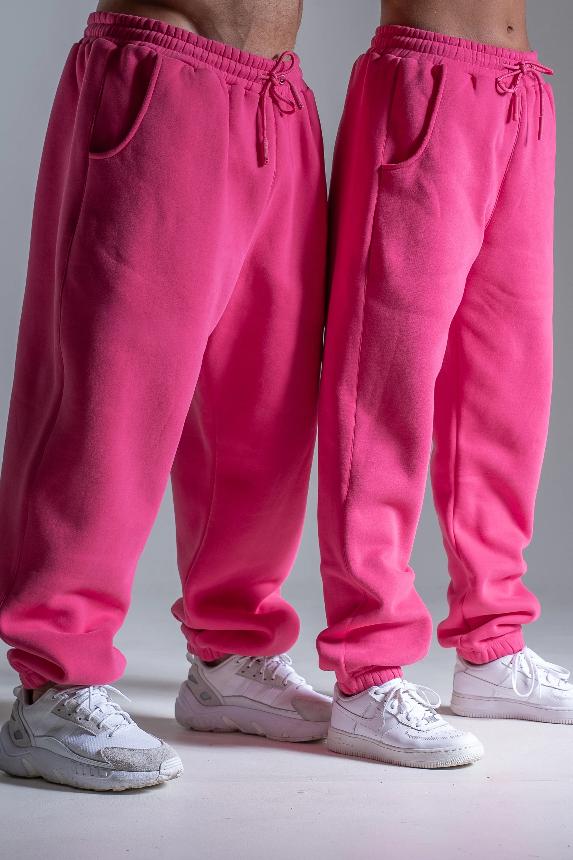 HEAVY collegehousut pinkki