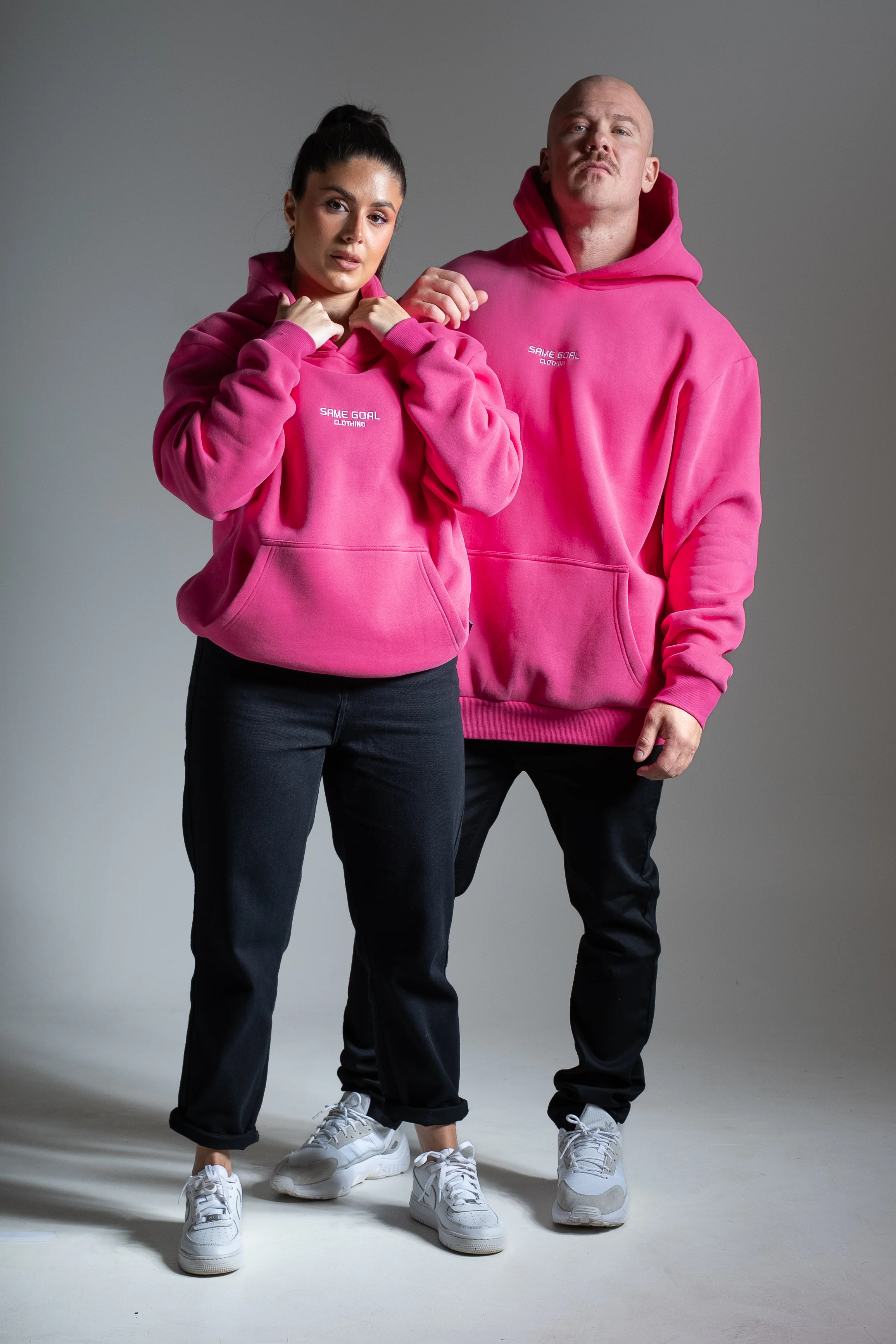 Heavy oversize huppari 3.0 pinkki - Image 2