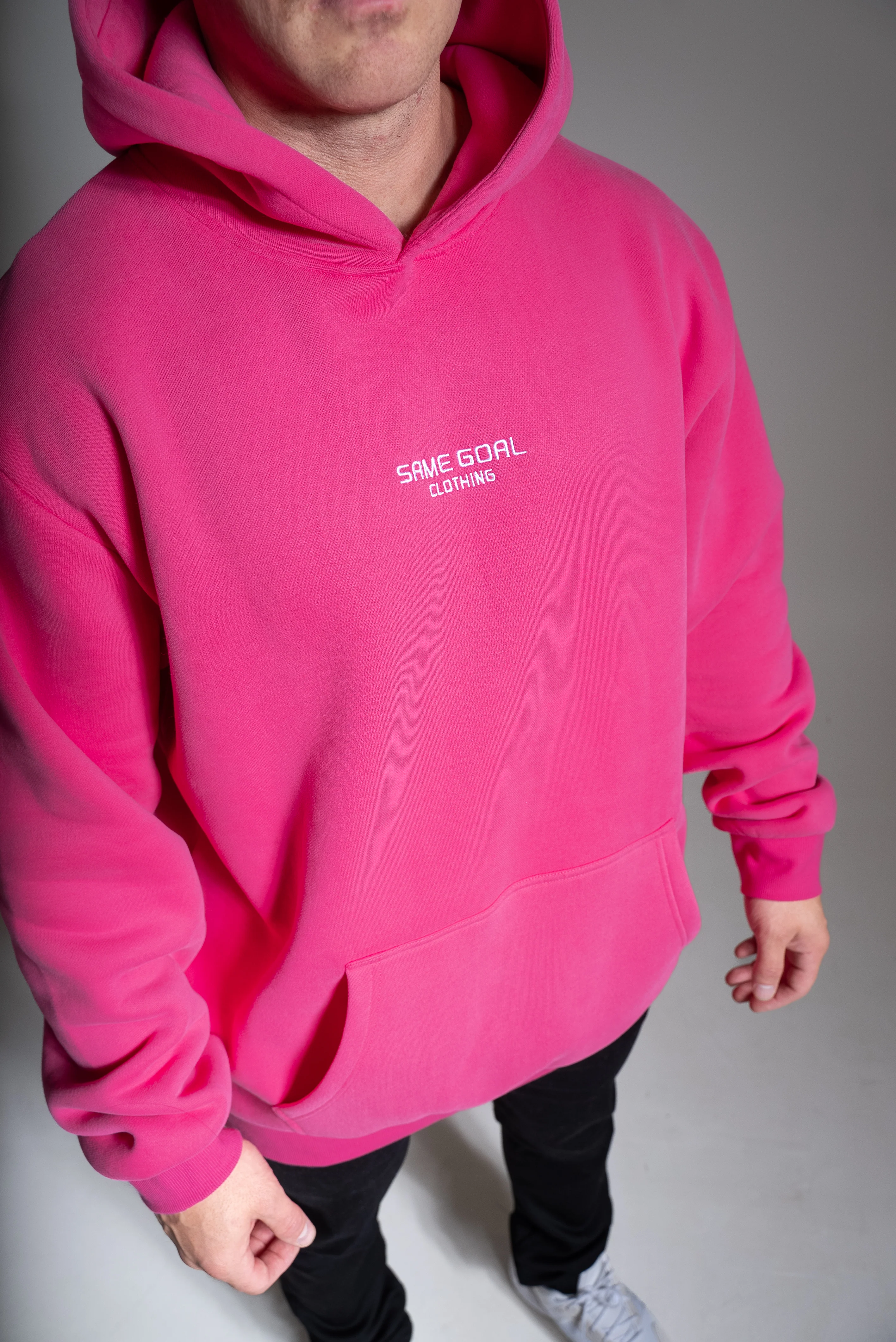 Heavy oversize huppari 3.0 pinkki - Image 3