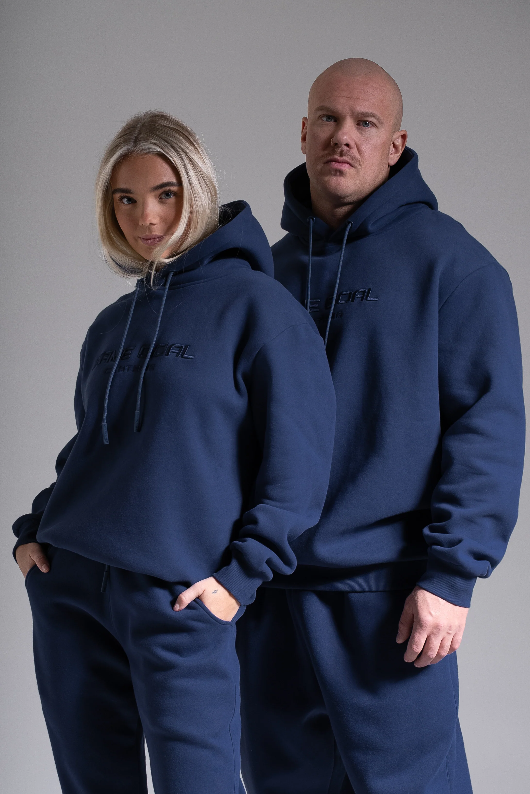 HEAVY oversize huppari tummansininen