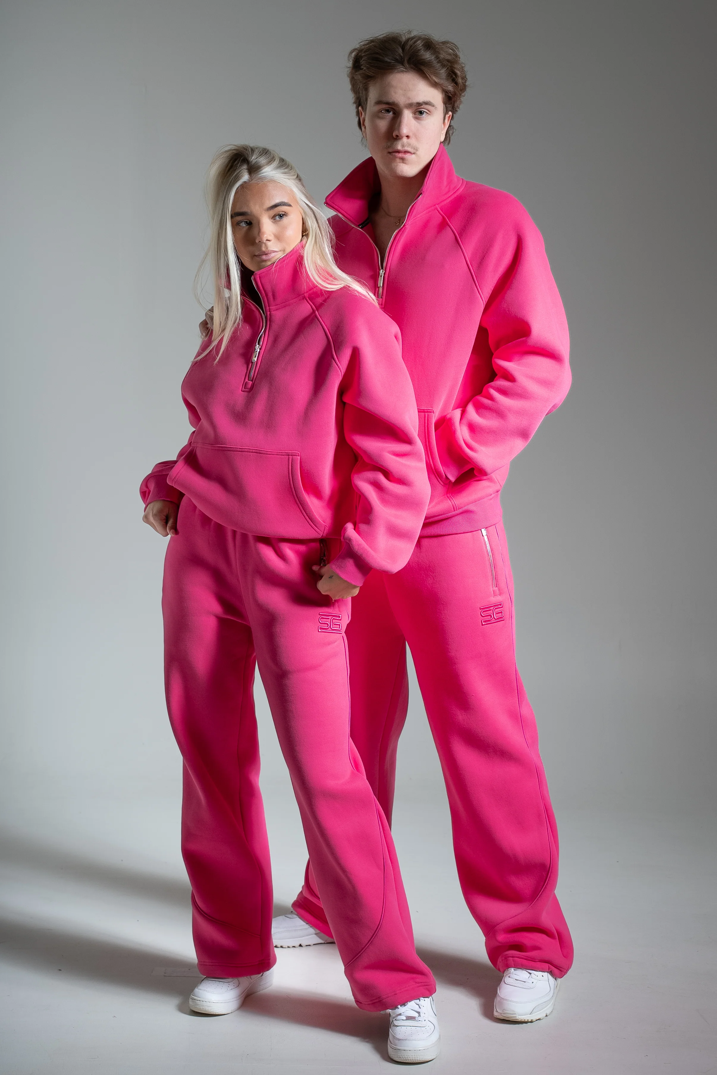 HEAVY zip high neck pinkki - Image 2