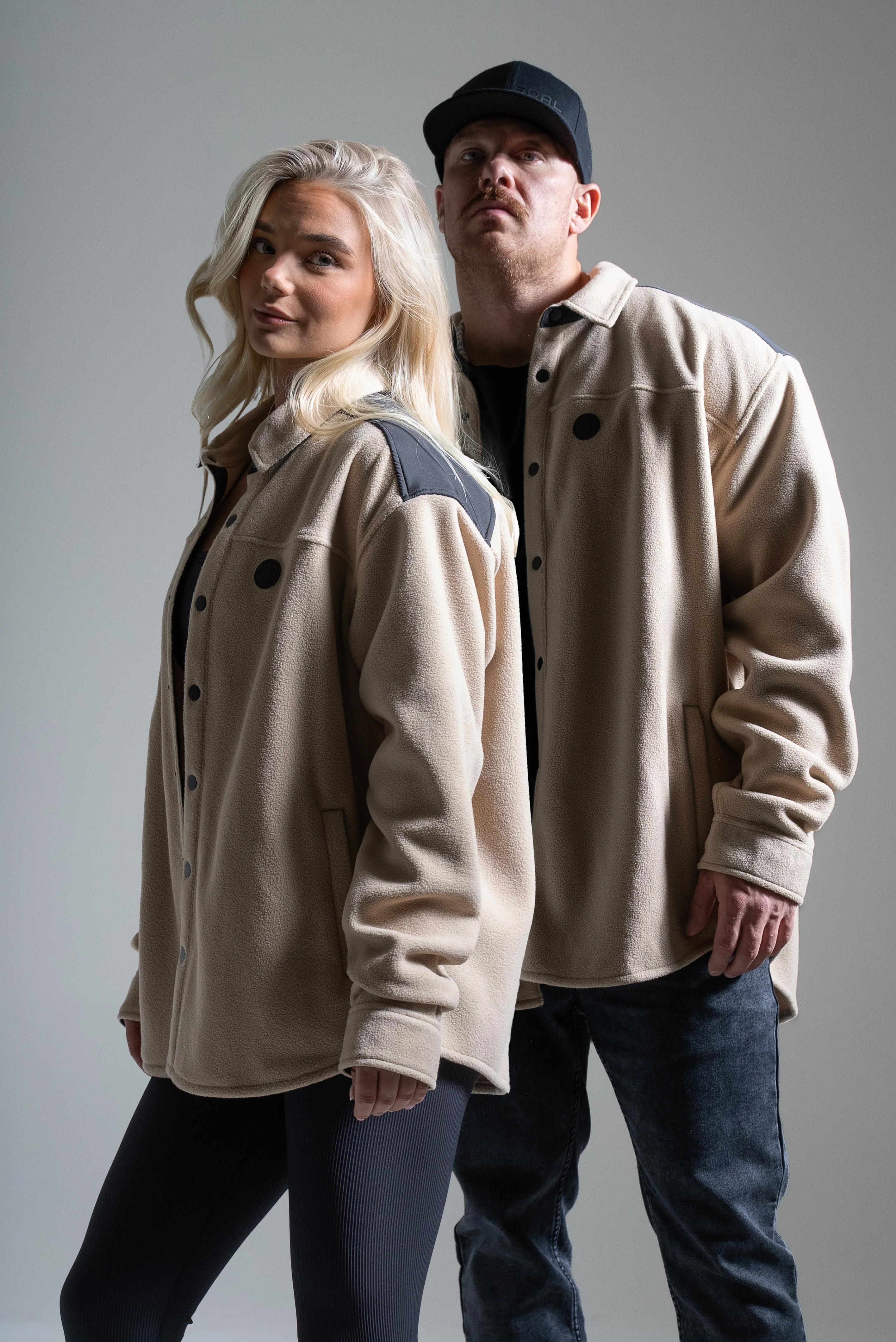 Hunt fleecetakki beige