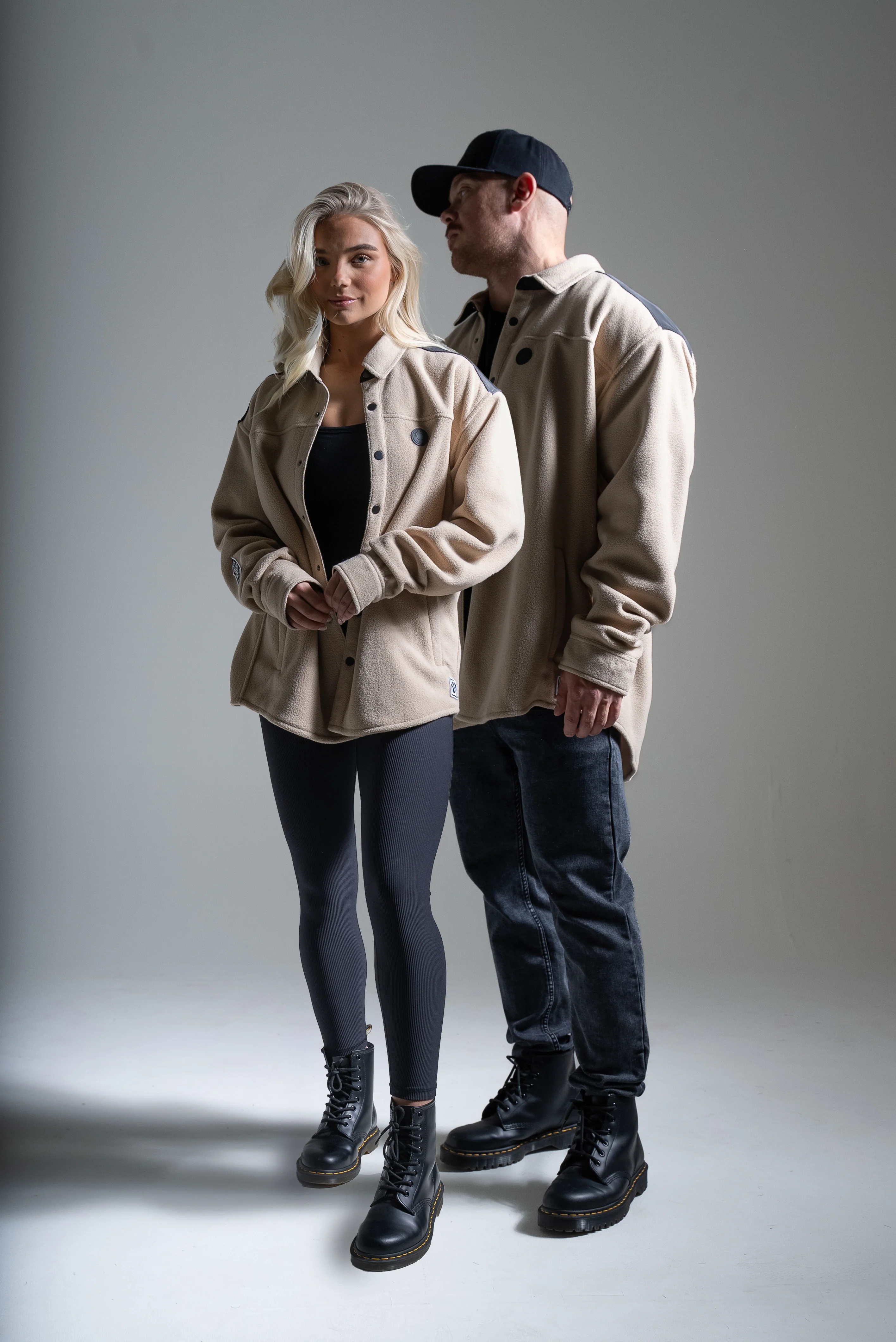 Hunt fleecetakki beige - Image 2