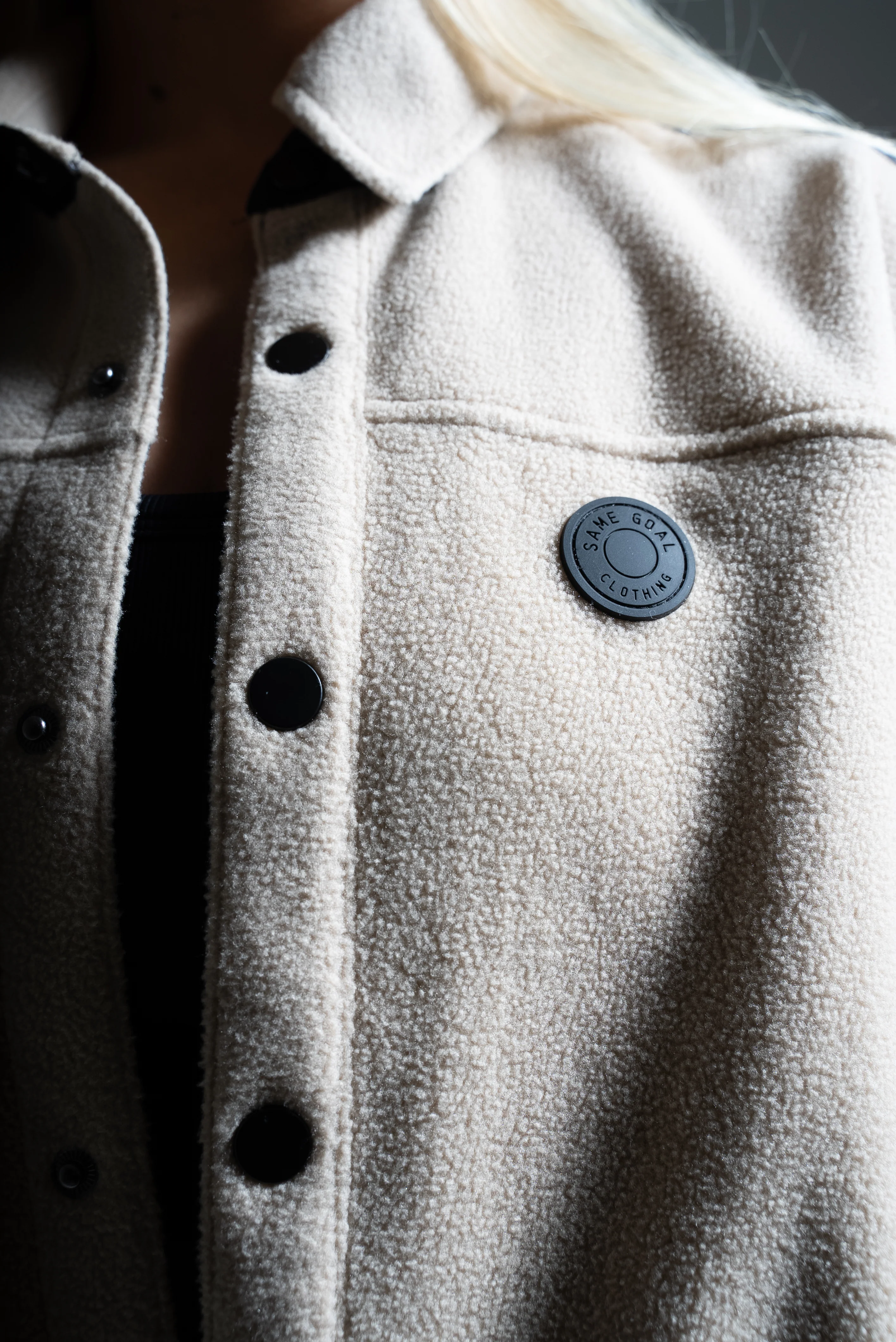 Hunt fleecetakki beige - Image 6