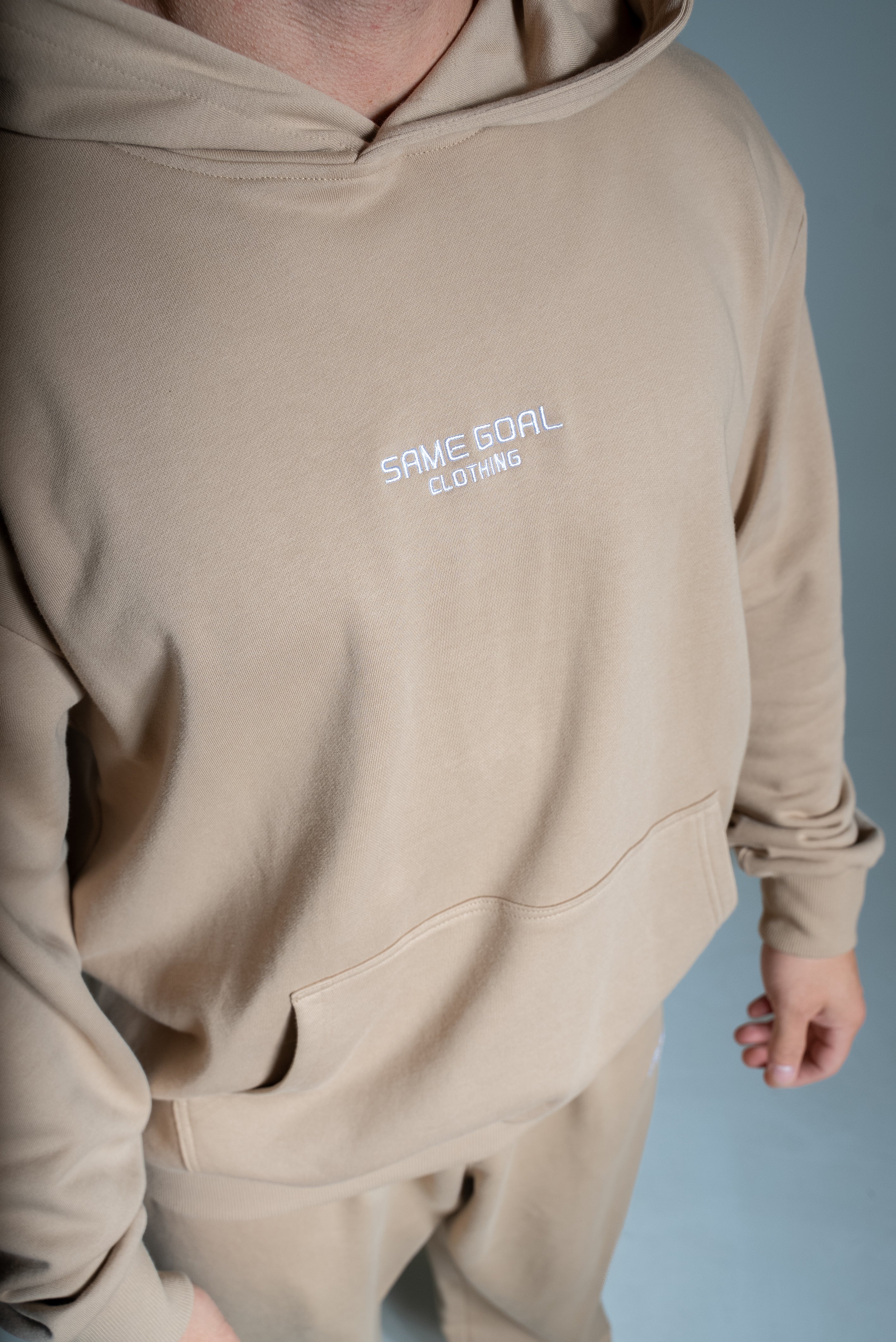 Light oversize huppari beige - Image 3