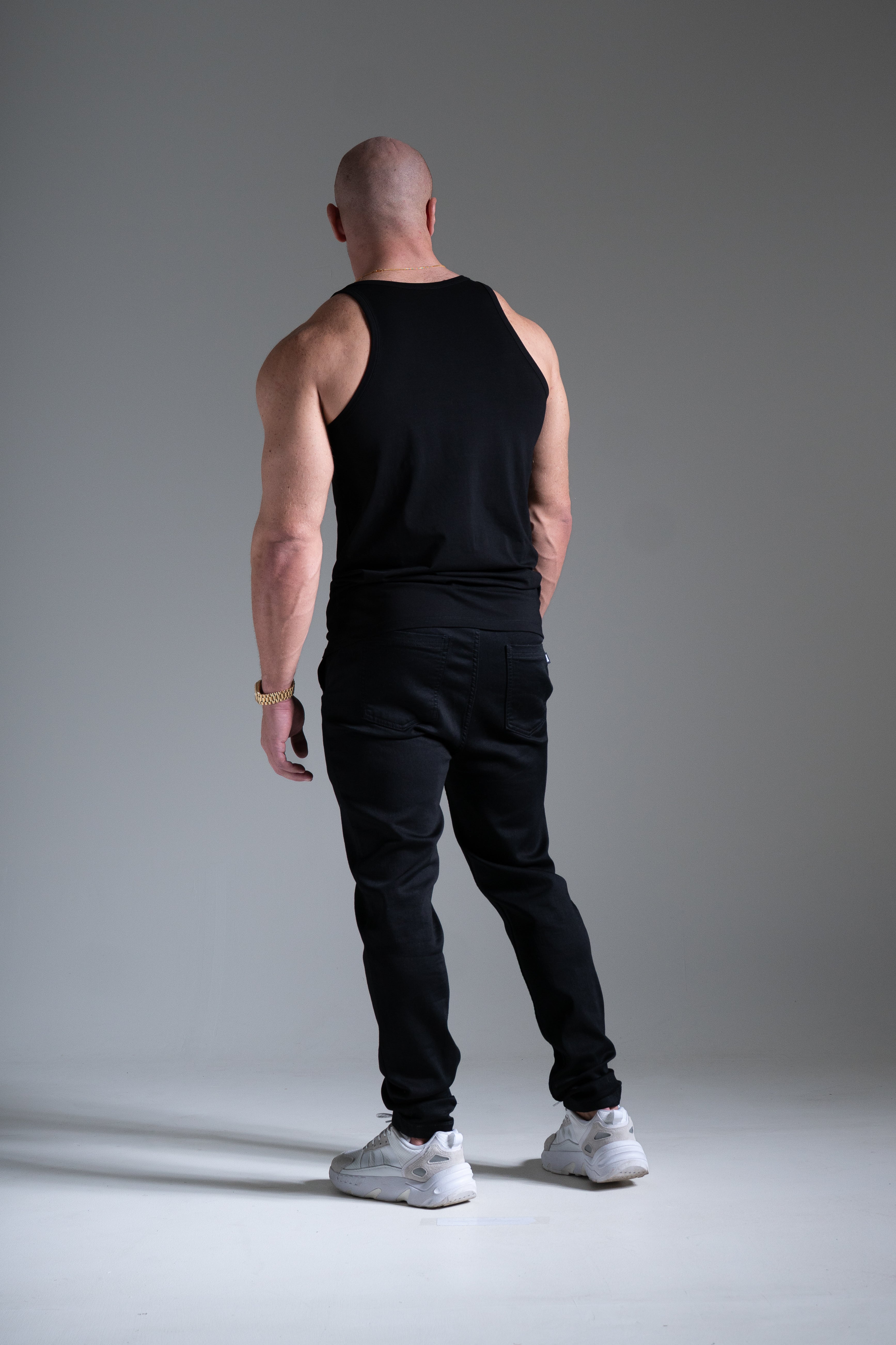 Miesten Basic hihaton musta - Image 3