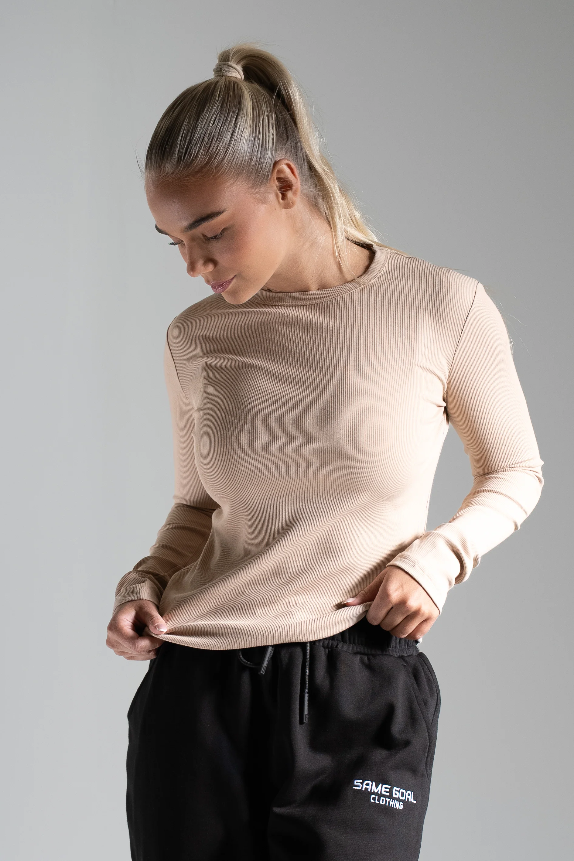 Ribbi paita beige