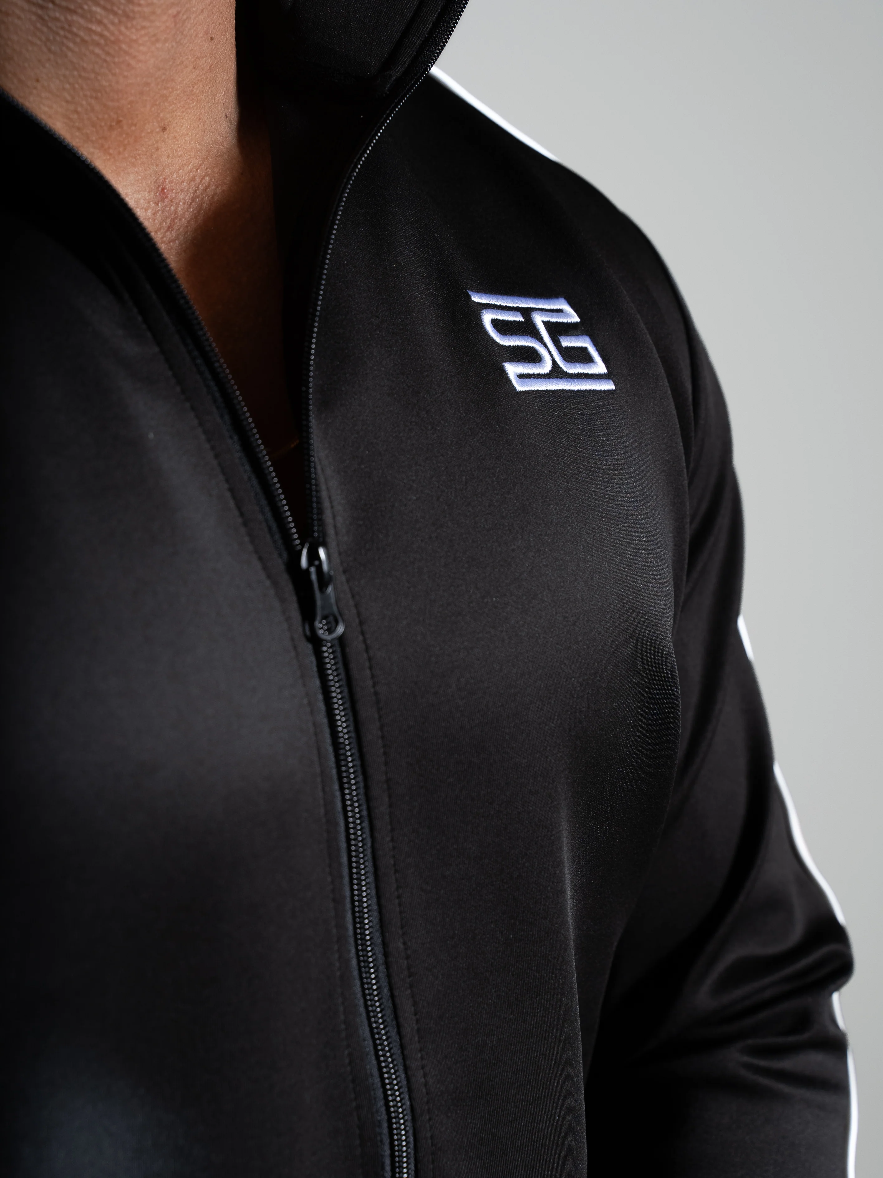 Tracksuit takki musta - Image 4