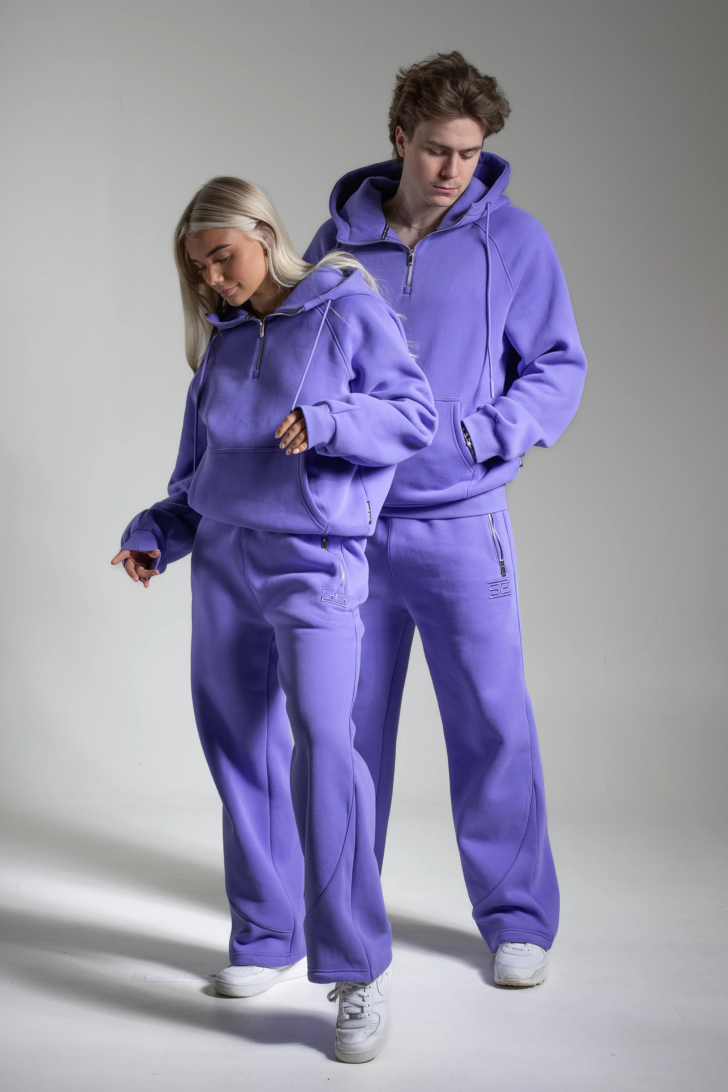 HEAVY zip huppari lila - Image 2