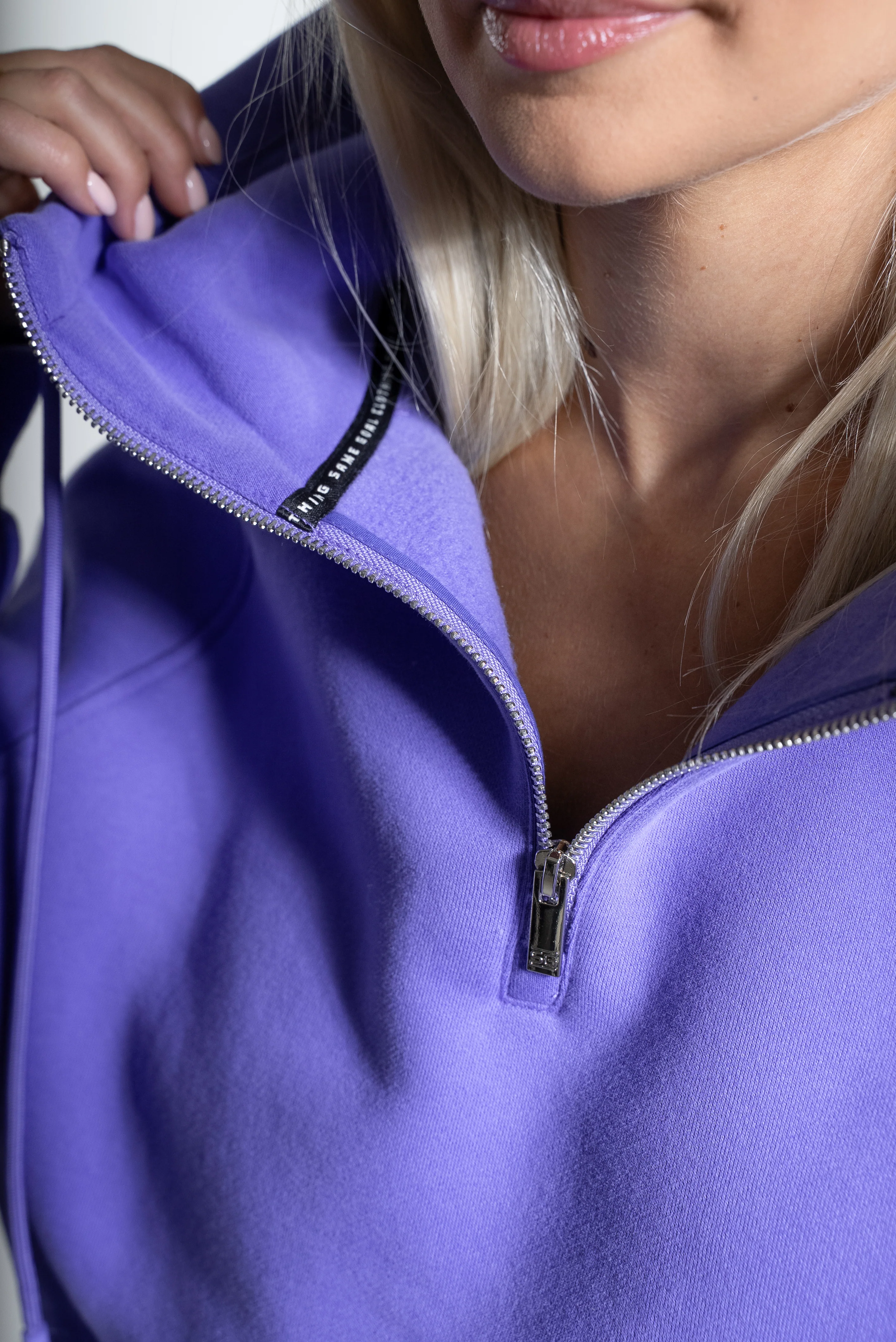 HEAVY zip huppari lila - Image 3