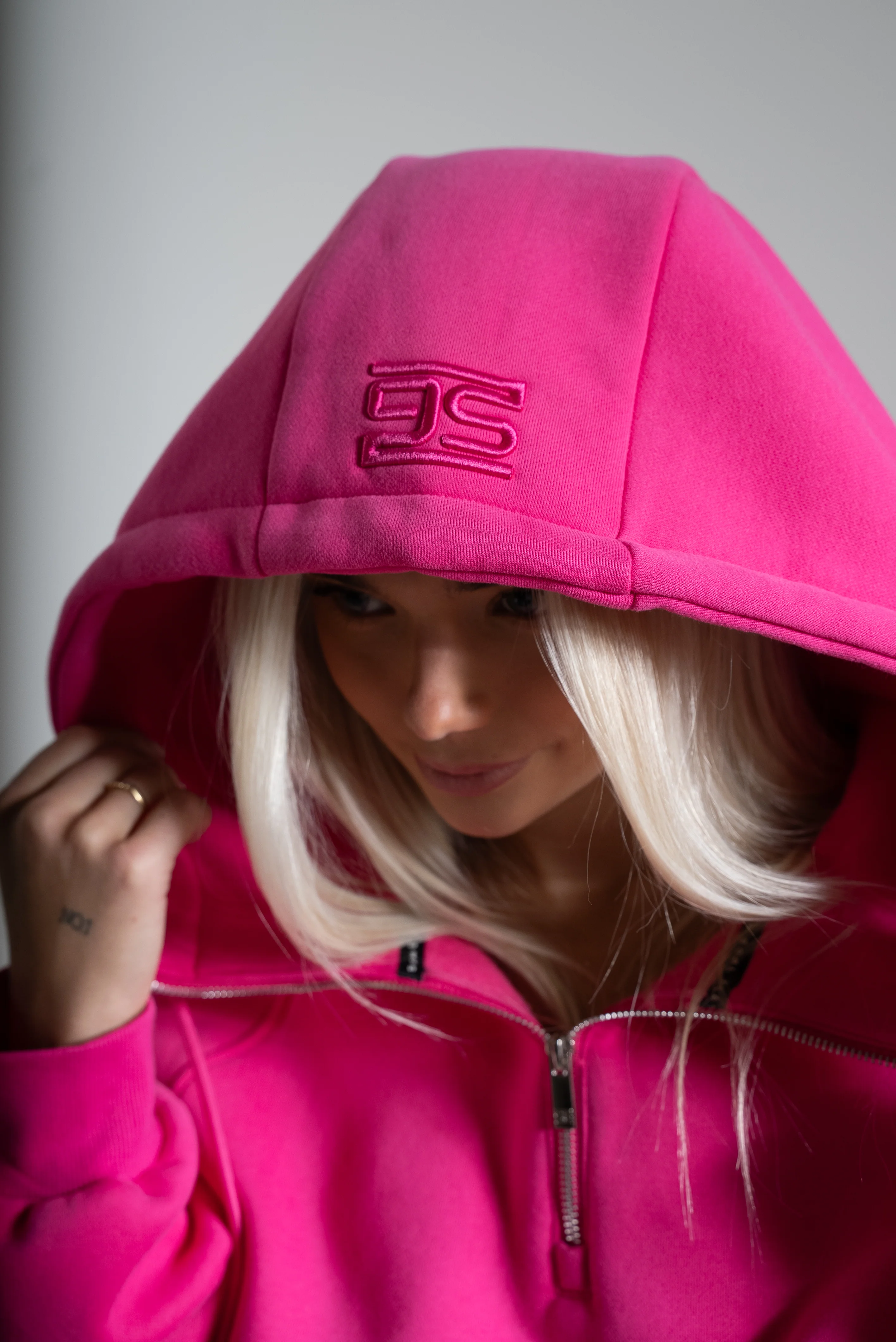 HEAVY zip huppari pinkki - Image 6